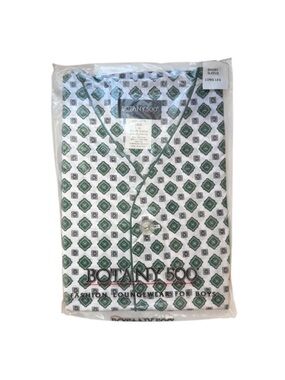 Botany 500 Boy 2 Piece Pajama Set Size 15/16 NWT Short Sleeve Pants Vintage